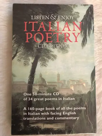 Cover of Listen & Enjoy Italian Poetry