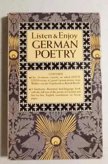 Cover of Listen and Enjoy German Poetry