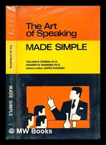 Cover of Art of Speaking