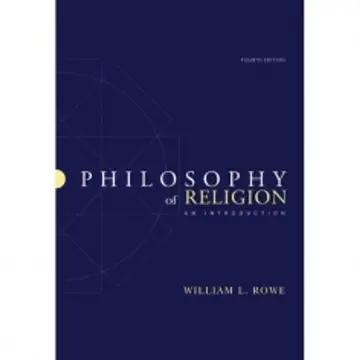 Cover of Philosophy of Religion