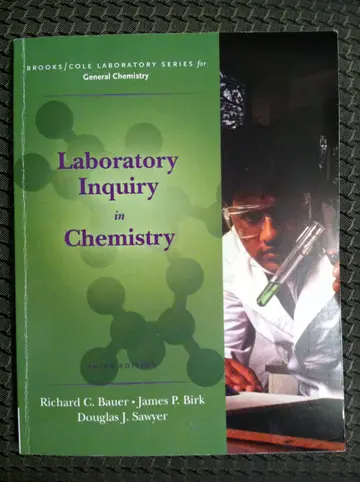 Cover of Laboratory Inquiry in Chemistry
