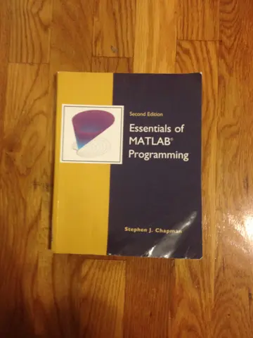 Cover of Essentials of MATLAB Programming