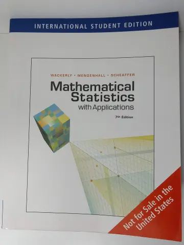 Cover of Mathematical Statistics with Applications, International Edition