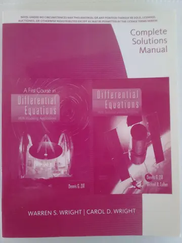 Cover of Csm First Course Diff Equations 9e
