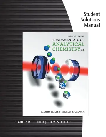Cover of Student Solutions Manual for Skoog/West/Holler/Crouch's Fundamentals of Analytical Chemistry, 9th