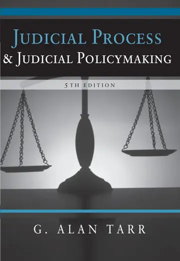 Cover of Judicial Process and Judicial Policymaking