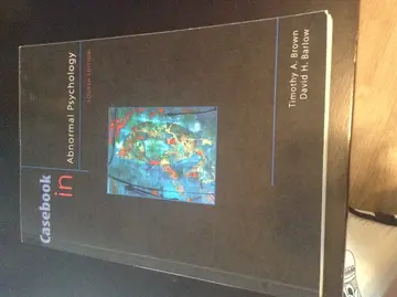 Cover of Casebook in Abnormal Psychology