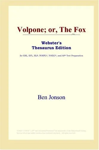 Cover of Volpone, or Fox