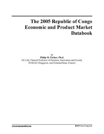 Cover of The 2005 Republic of Congo Economic and Product Market Databook