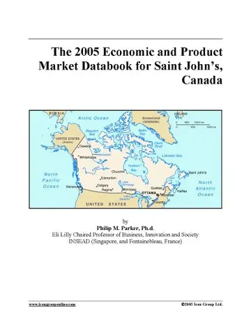 Cover of The 2005 Economic and Product Market Databook for Saint John's, Canada