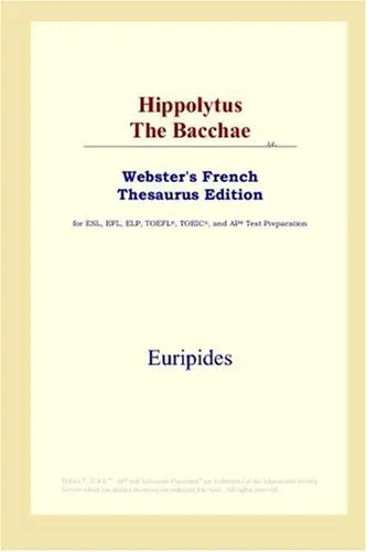 Cover of Hippolytus the Bacchae