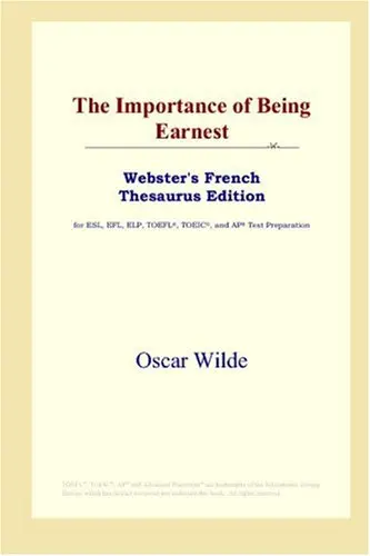 Cover of The Importance of Being Earnest