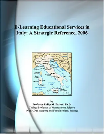 Cover of E-Learning Educational Services in Italy