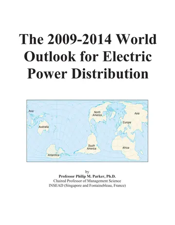 Cover of The 2009-2014 World Outlook for Electric Power Distribution
