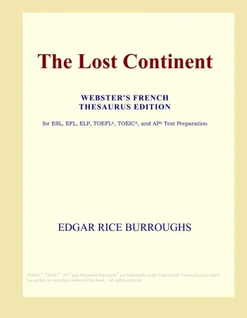 Cover of The Lost Continent