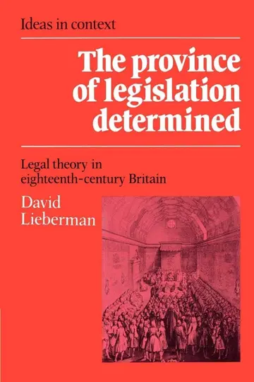 Cover of The Province of Legislation Determined