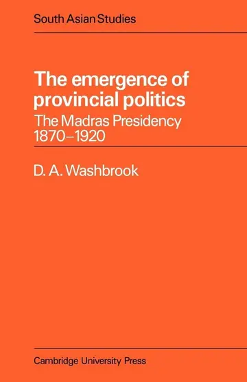 Cover of The Emergence of Provincial Politics