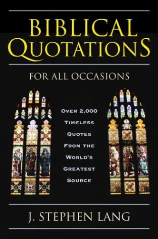 Cover of Biblical Quotations for All Occasions