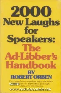 Cover of 2000 New Laughs for Speakers A