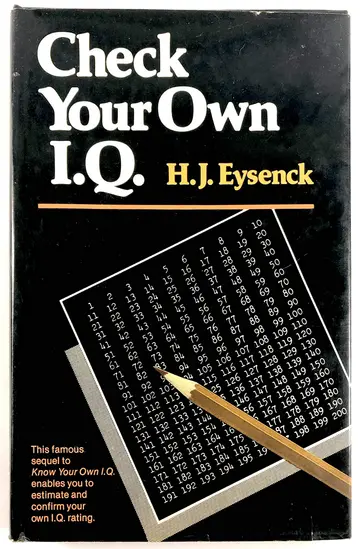 Cover of Check Your Own IQ
