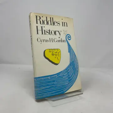 Cover of Riddles in history