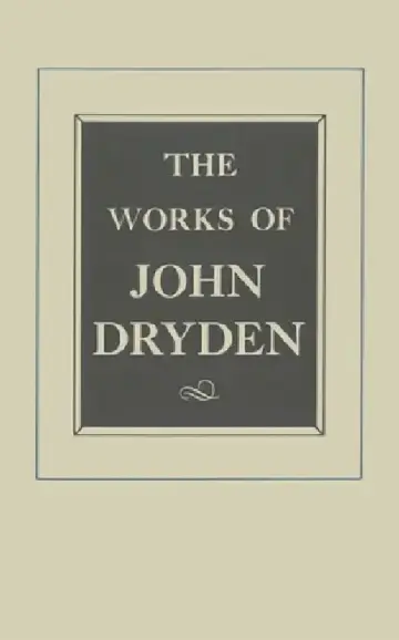 Cover of The Works of John Dryden, Volume XVII