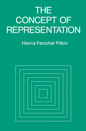 Cover of The Concept of Representation