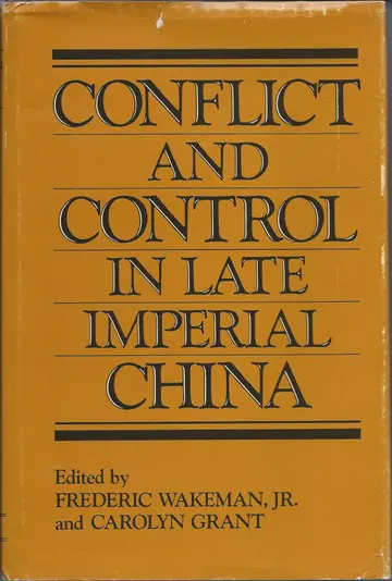 Cover of Conflict and Control in Late Imperial China