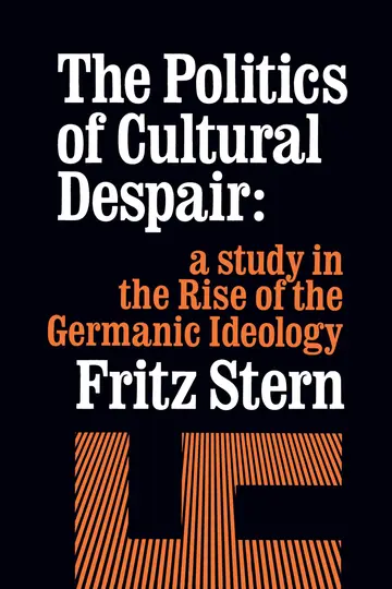 Cover of Politics of Cultural Despair
