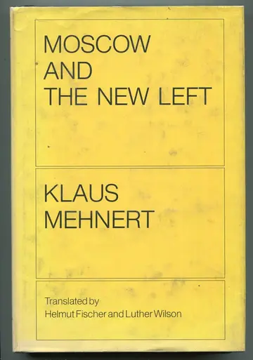 Cover of Moscow and the New Left