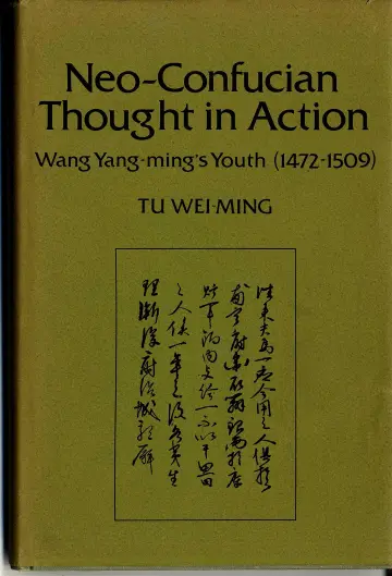 Cover of Neo-Confucian Thought in Action