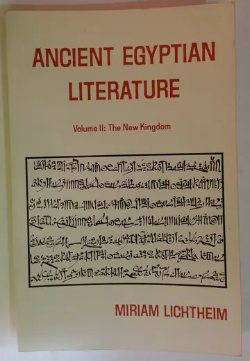 Cover of Ancient Egyptian Literature V 2 – The New Kingdom (Paper only)