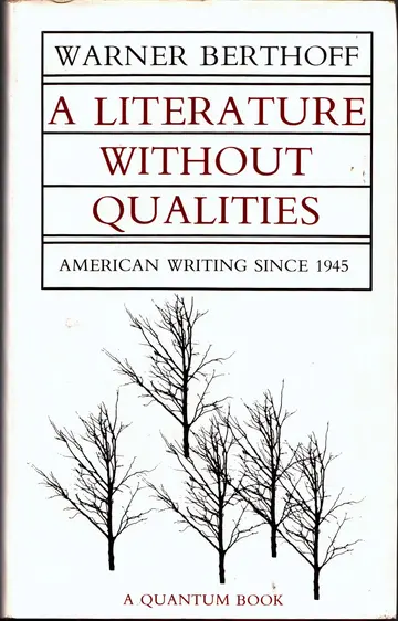 Cover of Literature W/o Quality–s Berthoff