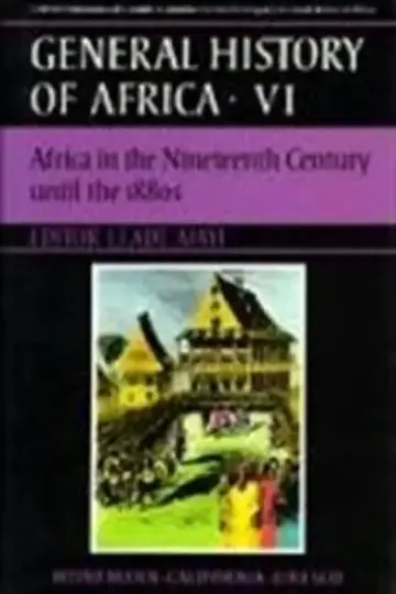 Cover of UNESCO General History of Africa, Vol. VI