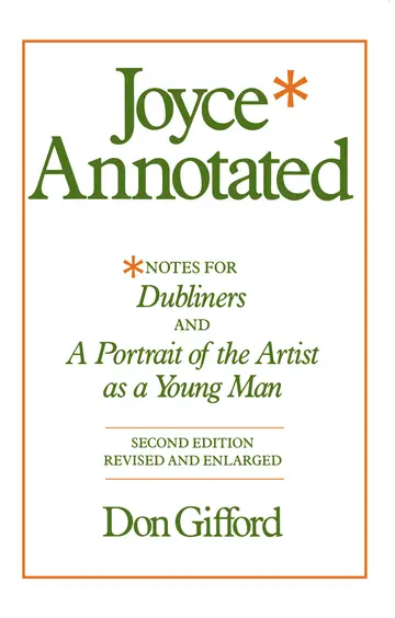 Cover of Joyce Annotated