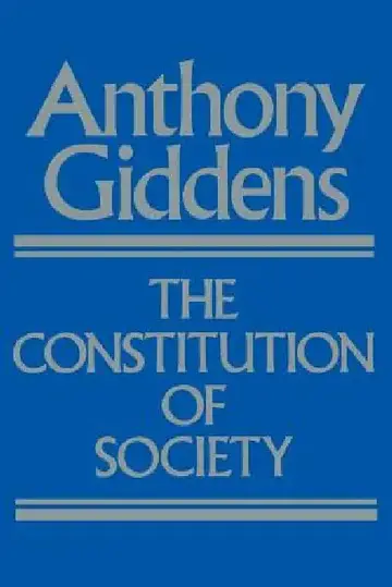 Cover of The Constitution of Society