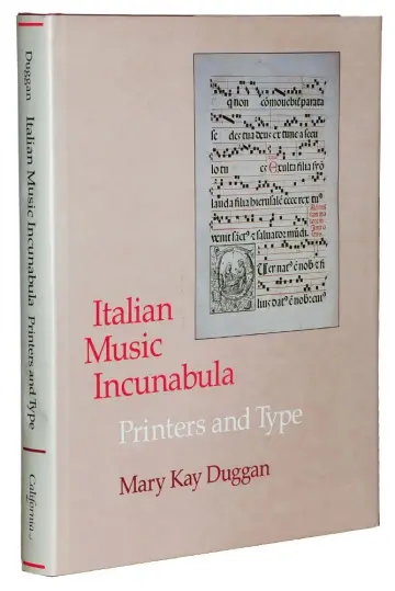 Cover of Italian Music Incunabula – Printers & Type