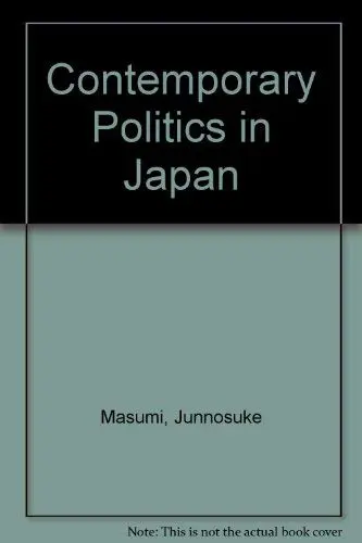 Cover of Contemporary Politics in Japan