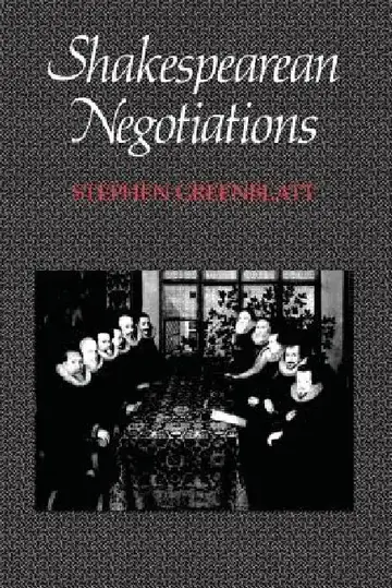 Cover of Shakespearean Negotiations
