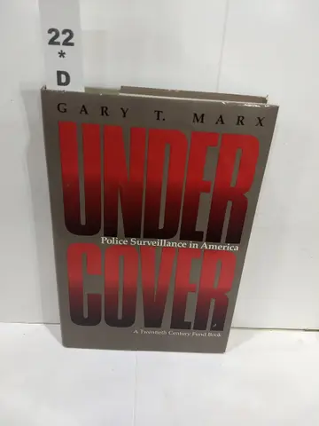 Cover of Undercover – Police Surveillance