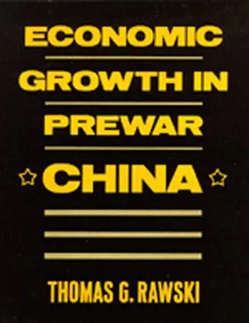 Cover of Economic Growth Prewar