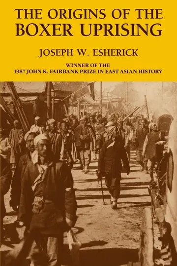 Cover of Origins of the Boxer Uprising
