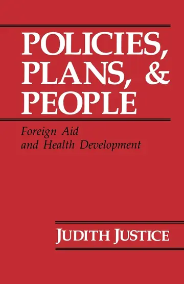 Cover of Policies, Plans, and People