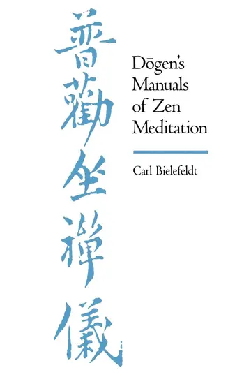 Cover of Dogen's Manuals of Zen Meditation