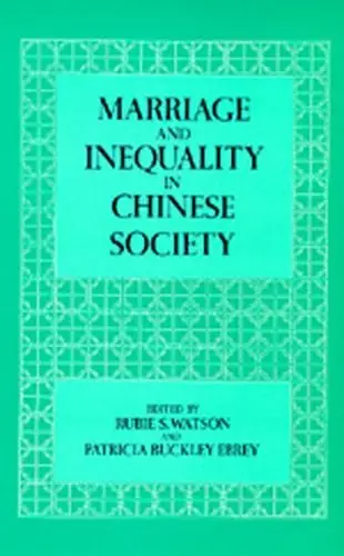 Cover of Marriage Inequal Chinese