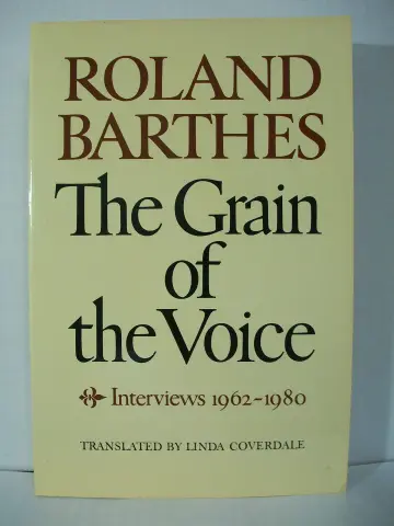 Cover of Grain of the Voice