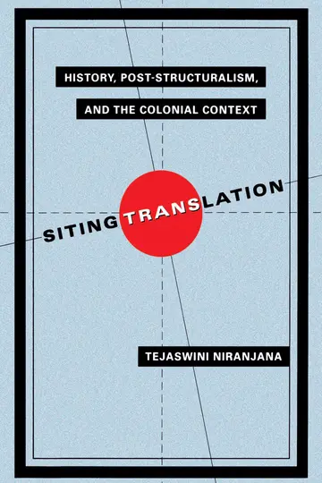 Cover of Siting Translation