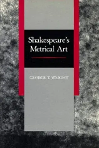 Cover of Shakespeare's Metrical Art