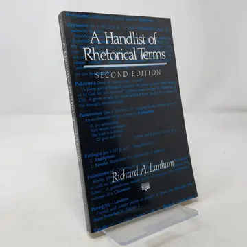 Cover of Handlist Rhetorical Rev