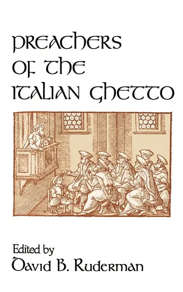 Cover of Preachers of the Italian Ghetto